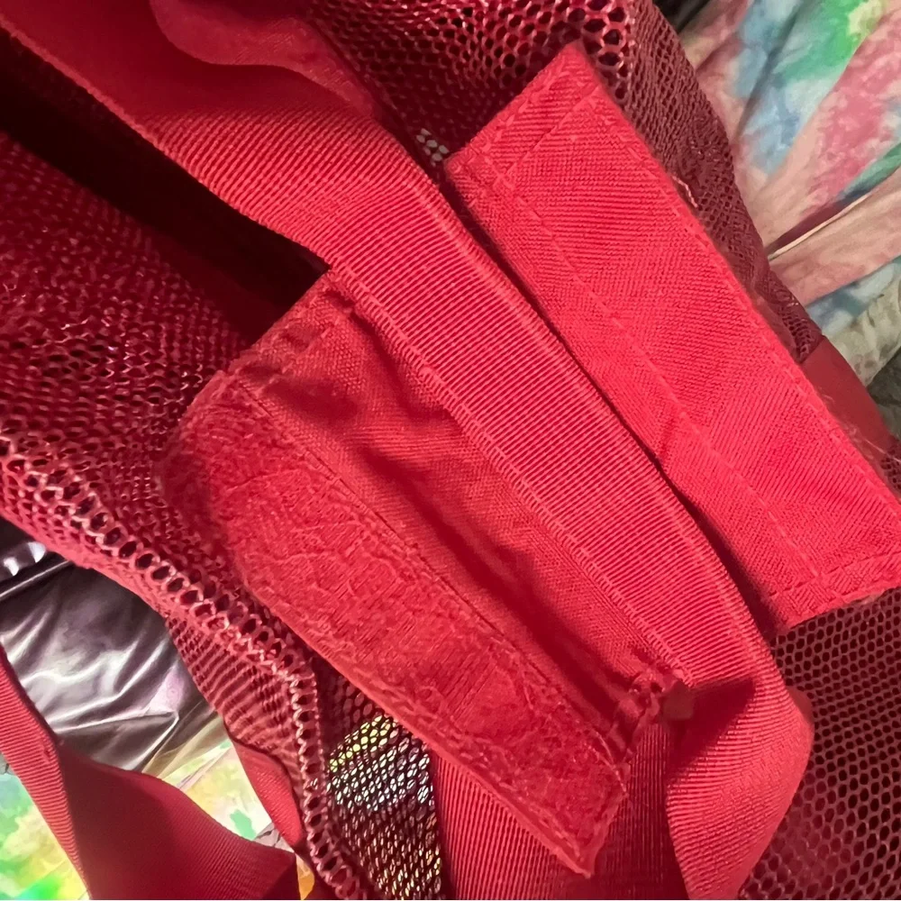 Supreme red limited edition mesh duffel bag collab cordura spring 2020 large